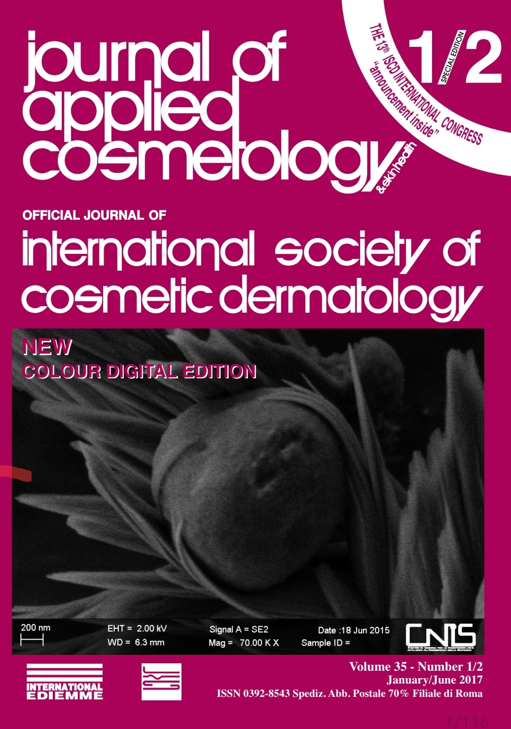 					View Vol. 35 No. 1/2 (2017): Journal of Applied Cosmetology
				